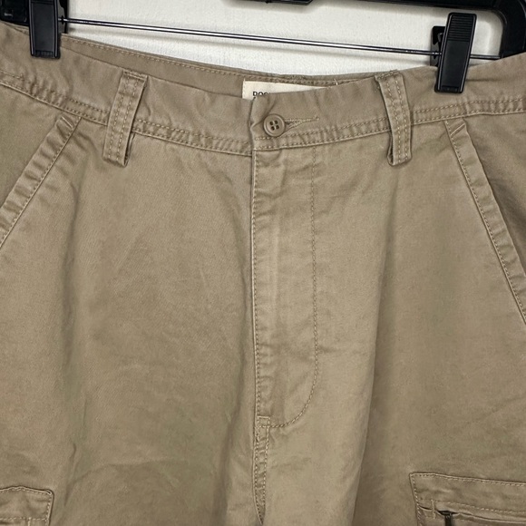 Dockers Premium SZ 34 Cargo Khaki Shorts Mid Rise Cotton‎ Beach Summer Outdoor - Picture 6 of 9